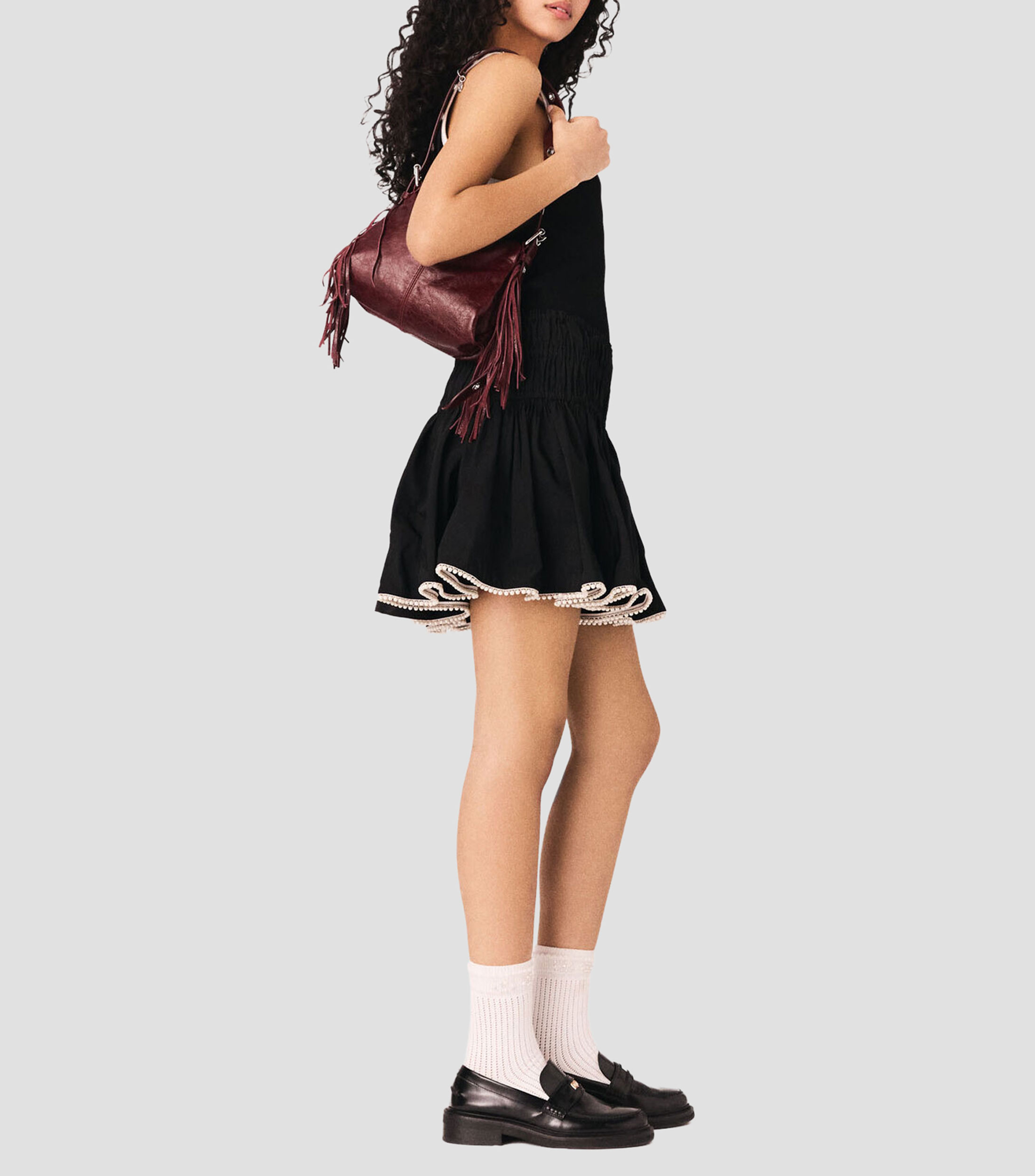 Blusa sin mangas lisa Mujer